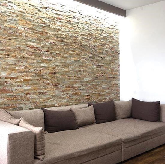 Sparta Kalkstein Wandverkleidungsplatte 15 x 60 cm